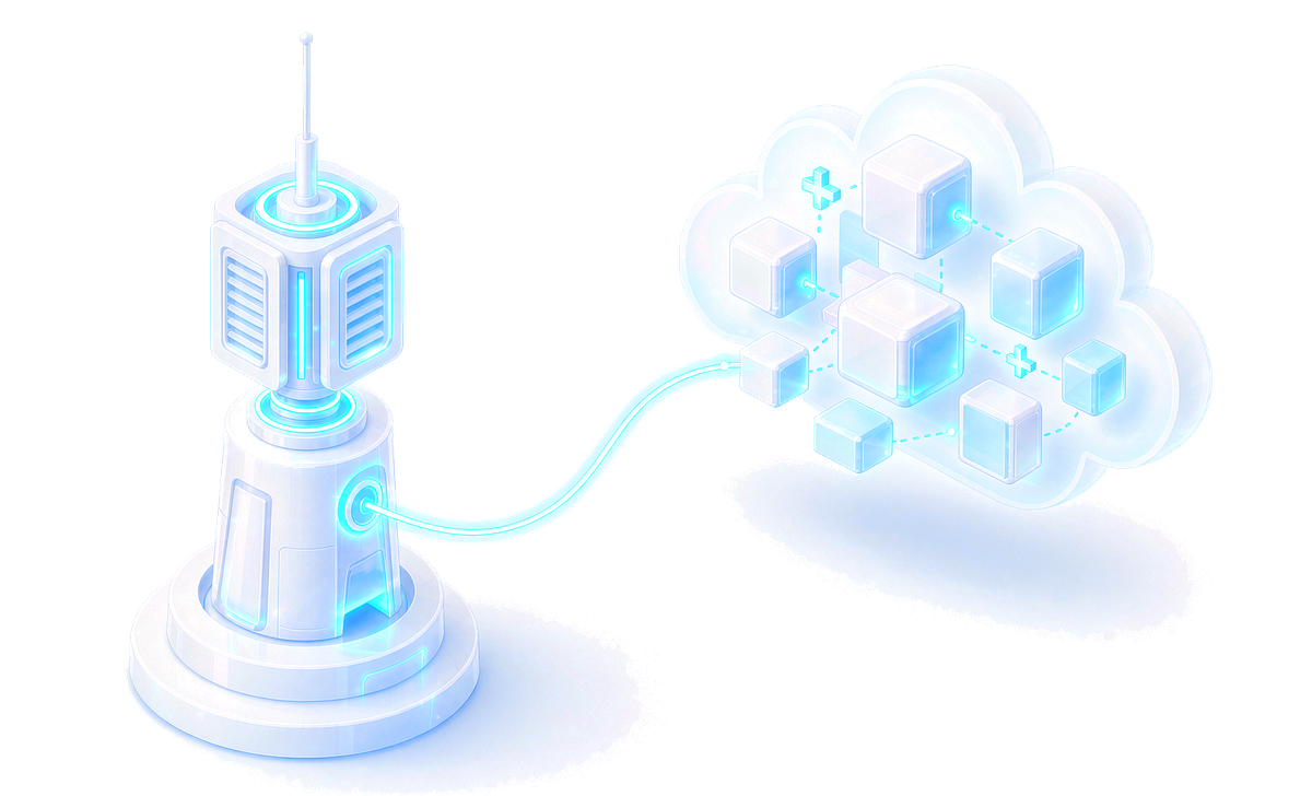 Carrier light computing storage (elastic block storage)